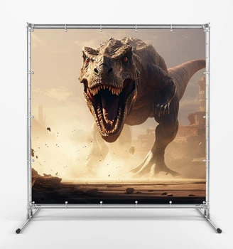 Банер "Dinosaur. Динозавр. Парк Юрського періоду. Jurassic Park" розмір 2х2м. З люверсами.