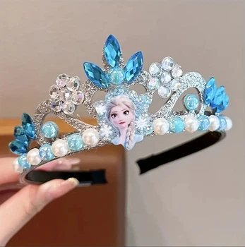 Корона Ельзы тиара Эльзы Голубая