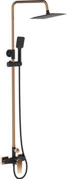 System prysznicowy Invena Midnight AU-35-D14-V