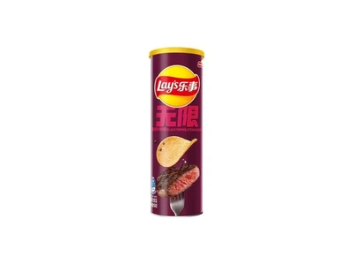 Чіпси Lay's Stax Black Pepper Steak 90 грам
