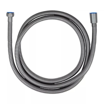 Шланг для душа WEZER 1800мм силиконовый графит WKR-009-180-GG