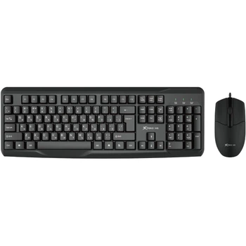 Комплект (Клавиатура и мышь) Xtrike Me MK-207 UA USB Black (MK-207UA)
