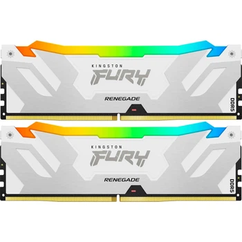 Модуль памяти Kingston Fury DDR5 32GB (2x16) 7600MHz Renegade RGB White XMP (KF576C38RWAK2-32)