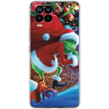 Силиконовый Чехол с Картинкой для Realme 8 Pro Принт (Новогодний, Гринч) (043981-ysm2268)