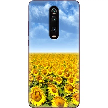 Силіконовий Чохол з Картинкою для Xiaomi Mi9T Pro Принт (Патріотичний, Соняшники) (037376-ysm49)