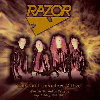 Razor - The Evil Invaders Alive CD 1805310111