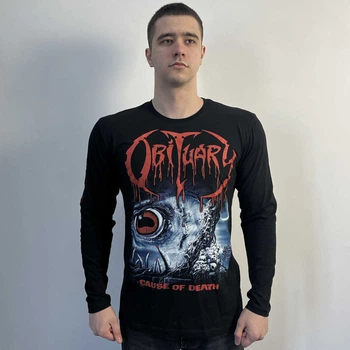 Лонгслів Obituary - Cause Of Death (B&C) чорний L 00-00012881