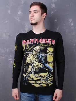 Лонгслів Iron Maiden - Piece Of Mind (B&C) чорний S 00-00010676