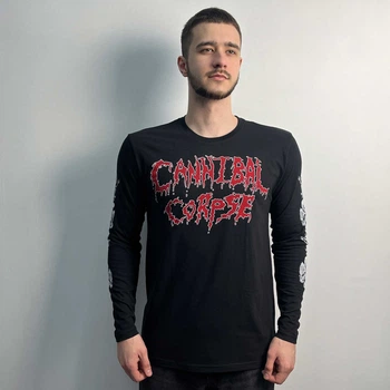 Лонгслів Cannibal Corpse Logo (B&C) чорний L 00-00011442