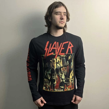 Лонгслів Slayer - Reign In Blood (B&C) чорний XL 00-00010531