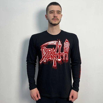 Лонгслів Death Old Logo 2025 (B&C) чорний XXL 2504051805