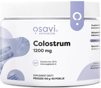 Suplement diety Osavi Colostrum 1200 mg w proszku 100 g (5904139923405)