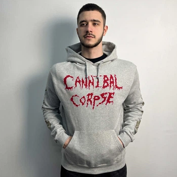 Худі Cannibal Corpse Logo (B&C) світло-сіре меланж S 00-00015487