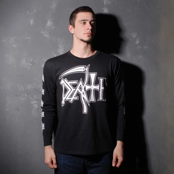 Лонгслів Death Logo White (FOTL) чорний S 00-00011447
