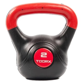 Гиря виниловая Toorx PVC 2 кг Black/Orange (KRP-2) 5001784