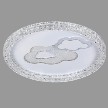 Потолочная led люстра 70W 48см с облачками (87-5154C WH)