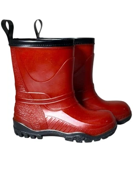 Чоботи гумові дитячі утеплені Galera Kids ПВХ 24 Red