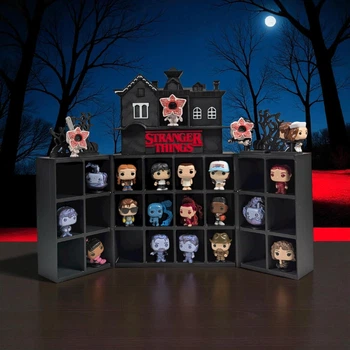 Полка Display Дом для Хранения Фигурок Stranger Things Kinder Joy Funko Pop Stand с Демогоргоном / Для 24 Фигурок из Сериала Странные Дела