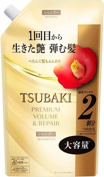 Шампунь відновлення та об'єм преміумкласу Shiseido TSUBAKI Premium Volume & Repair, поповнення 600 мл