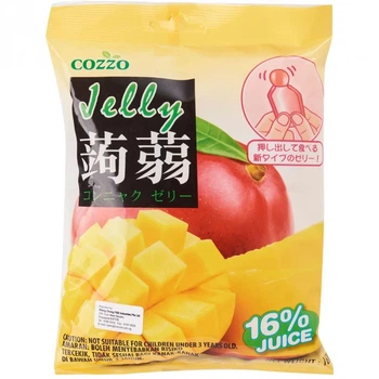 Фруктовый десерт Cozzo (желе с соком) со вкусом манго 160 г (8 х 20г)