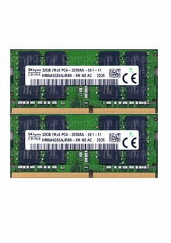 Оперативная память ноутбучная Hynix DDR4 64GB (2x32GB) 3200MHz SO-DIMM 2Rx8 PC4-3200AA (HMAA4GS6AJR8N-XN)