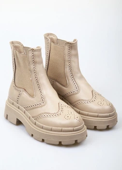Ботинки BRONI 36 Серо-бежевый (BRN-M10-01V-Gray-beige)