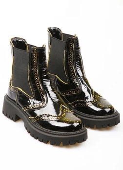 Черевики BRONI 35 Чорний (BRN-T50-01-Black)