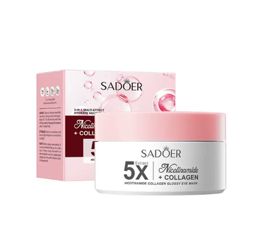 Гідрогелеві патчі під очі SADOER 5X Nicotinamide Collagen з ніацинамідом та колагеном 80 шт (6973098898597)