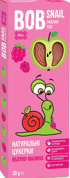Натуральные фруктовые конфеты Bob Snail Яблоко-Малина, 30 г