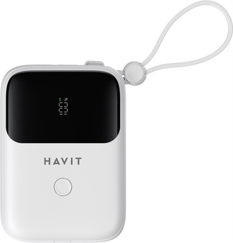 Powerbank Havit PB5215 10000mAh 22.5W White (6939119067298)