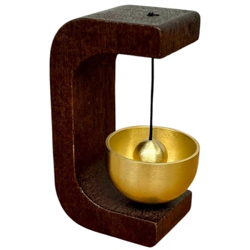 Деревянный звонок Primo Wood Bell для дверей - Dark Brown