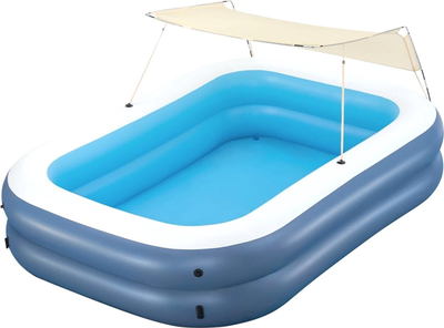 Nadmuchiwany basen Bestway Family z daszkiem 254 x 178 x 140 cm (6941607352199) (955555910716024) - Outlet