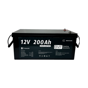 Аккумулятор LiFePo4 (Литий-железо-фосфатный) BVF 12V 200Ah BMS + Bluetooth