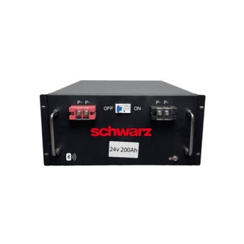 Акумулятор LiFePo4 (Літій-залізо-фосфатні) Schwarz 25.6V 200Ah BMS + Bluetooth