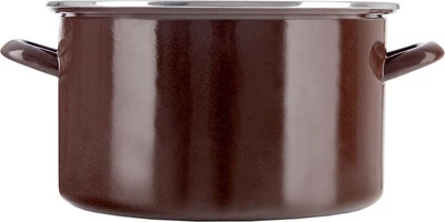 Garnek emaliowany Orion Brown Brązowy 8 l (8592381213039)