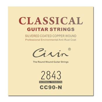 Струны классической гитары Civin CC90 N Classical Clear Nylon Normal Tension (American Imported)