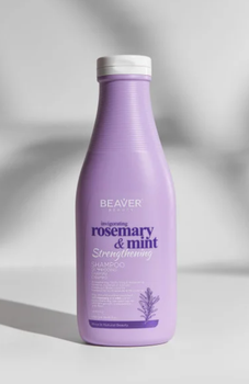 Освежающий шампунь с розмарином для обновления волос и кожи головы Beaver Rosemary & Mint Strengthening Shampoo, 730 мл