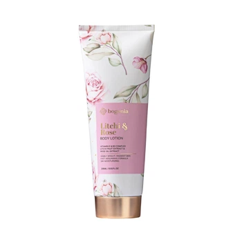 Лосьон для тела Bogenia Body Lotion Ceramides Litchi & Rose увлажняющий осветляющий 236 мл (BG425(001) )