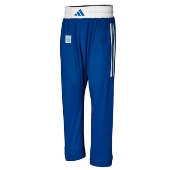 Брюки для кикбоксинга Adidas WAKO Full Contact Pants Punch Line (ADIFCP01_PL) Blue р. 160