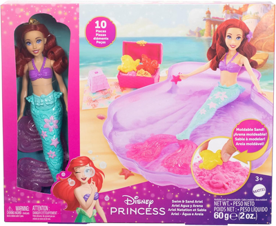 Лялька Mattel Аріель Русалонька з басейном, формувальним піском, і аксесуарами