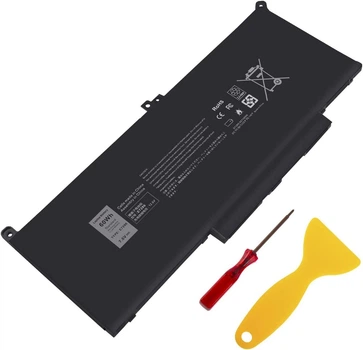 Аккумулятор F3YGT для Dell Latitude 7280-7490 (DM3WC 2X39G), 60Wh, 7.6V