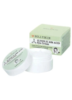 Крем для шкіри навколо очей із гліколевою кислотою Hollyskin Glycolic AHA Acid Eye Cream, 10 мл