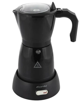Гейзерна кофеварка Kamille KM-2601 Чорний