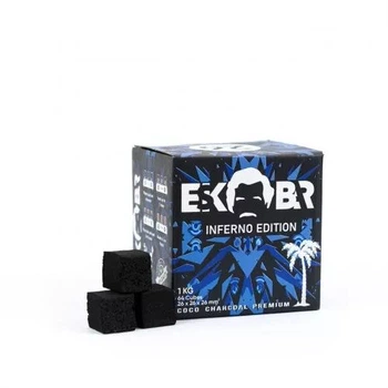 Вугілля кокосове Ескобар 1кг 26р коробка
