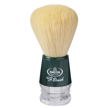 Помазок для гоління Omega S10018 S-Brush DarkGreen