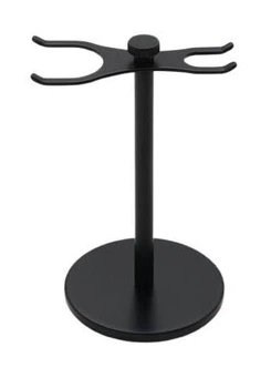 Стенд для Т-подібного станка і помазка Pearl SST-05 Full Black Razor & Brush Holder Stand