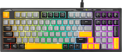 Klawiatura przewodowa Marvo K638B Soldat S50B USB Black (6932391936115)