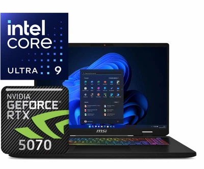 Ноутбук (2025) геймерский MSI Crosshair 17 HX Ultra 9-275HX/ 32GB / 1TB/ RTX5070 / 17" 240Hz