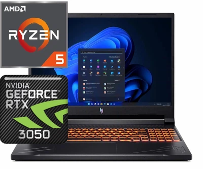 Ноутбук (2025) геймерский Acer Nitro V16 AI Ryzen AI 5-340/ 32GB / 1TB/ RTX3050 / 16" 165Hz