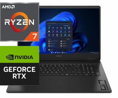 Ноутбук (2025) геймерский HP Omen 17 Ryzen AI 7 350/ 64GB/ 1TB+1TB/ Win11x Licensed/ RTX5060 / 17.3" 240Hz